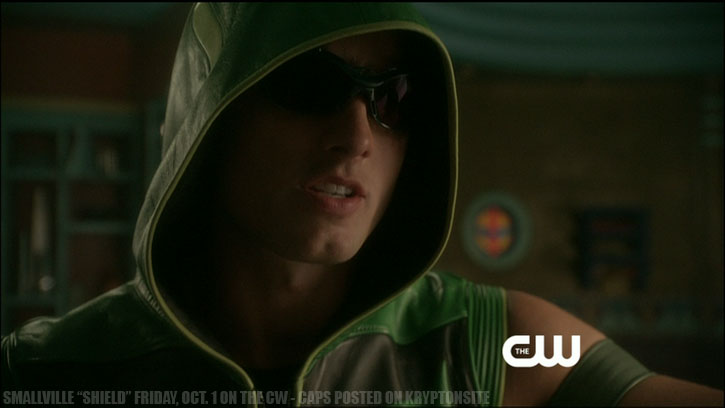 Smallville Season 10 Shield Keri Lynn Pratt Justin Hartley